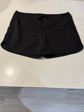 Patagonia Black Women's Athletic Drawcord Shorts